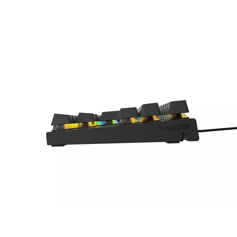 GENESIS Thor 303 TKL klaviatūra žaidimams USB QWERTY juoda RGB LED