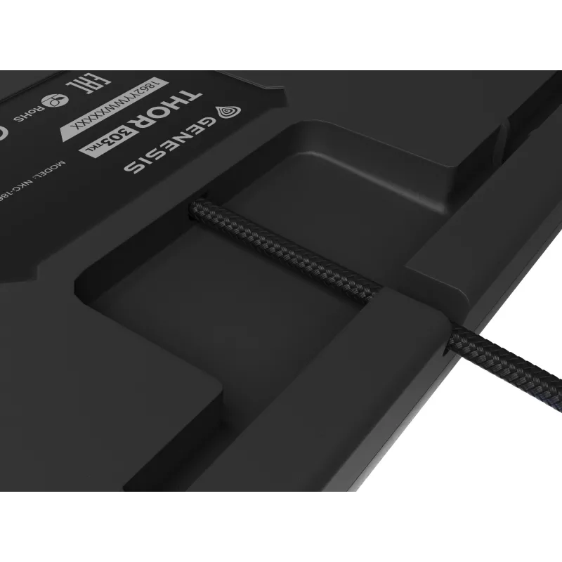 GENESIS Thor 303 TKL klaviatūra žaidimams USB QWERTY juoda RGB LED