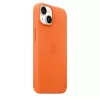 APPLE Apple Leather Case with MagSafe iPhone 14 Oranžinė