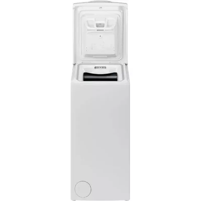 Skalbimo mašina su viršutiniu įkrovimu INDESIT BTW S60400 EU/N — 6 kg, 1000 aps./min., energijos klasė C, balta