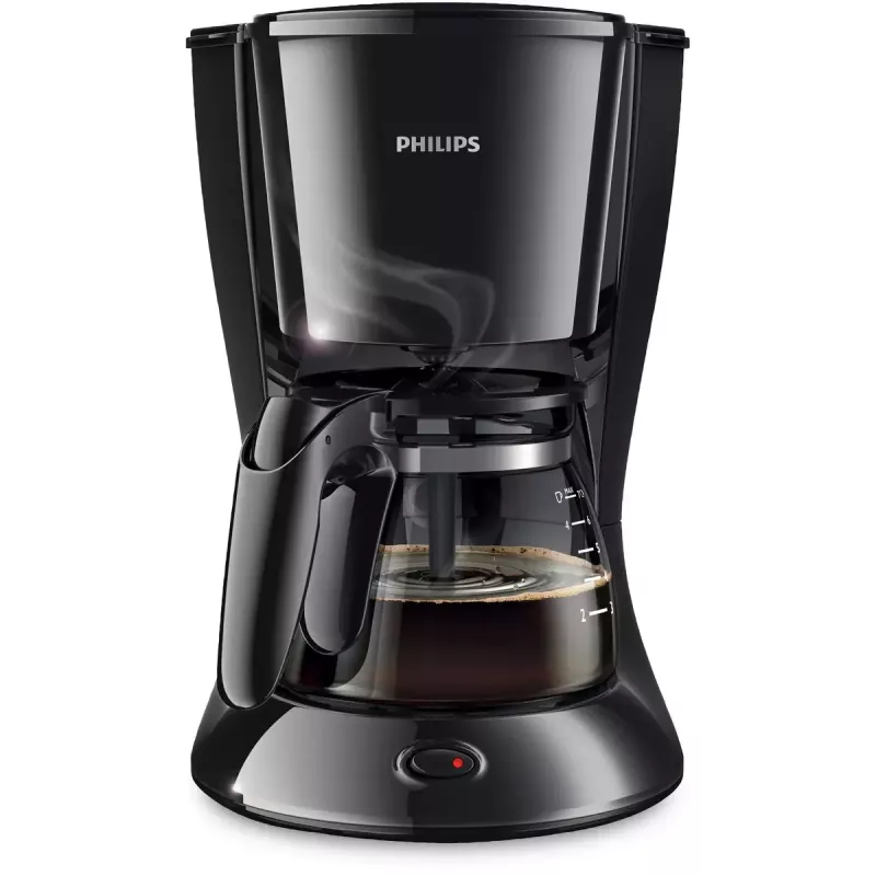 Lašelinė kavos virimo aparatas Philips HD7432/20 — 750 W, 1,2 L virimo (0,6 L bakelis), 7 puodeliai, juoda