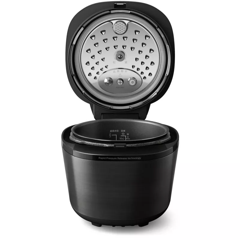 Elektrinė viryklė-slėginė Philips HD2151/40 — 5 l, 1000 W, 34 automatinės programos, juoda