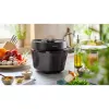 Elektrinė viryklė-slėginė Philips HD2151/40 — 5 l, 1000 W, 34 automatinės programos, juoda