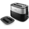 Philips Daily Collection HD2517/90 skrudintuvas 8 2 riekėms 900 W Juoda, Sidabrinė