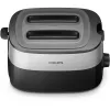 Philips Daily Collection HD2517/90 skrudintuvas 8 2 riekėms 900 W Juoda, Sidabrinė