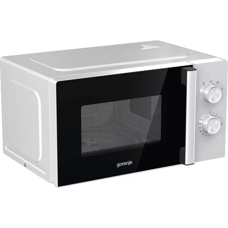 Solo mikrobangų krosnelė Gorenje 740248 — 800 W, 20 l, balta, 5 galios lygiai, 270 mm sukamoji lėkštė