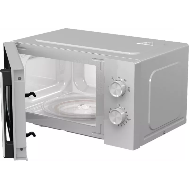 Solo mikrobangų krosnelė Gorenje 740248 — 800 W, 20 l, balta, 5 galios lygiai, 270 mm sukamoji lėkštė