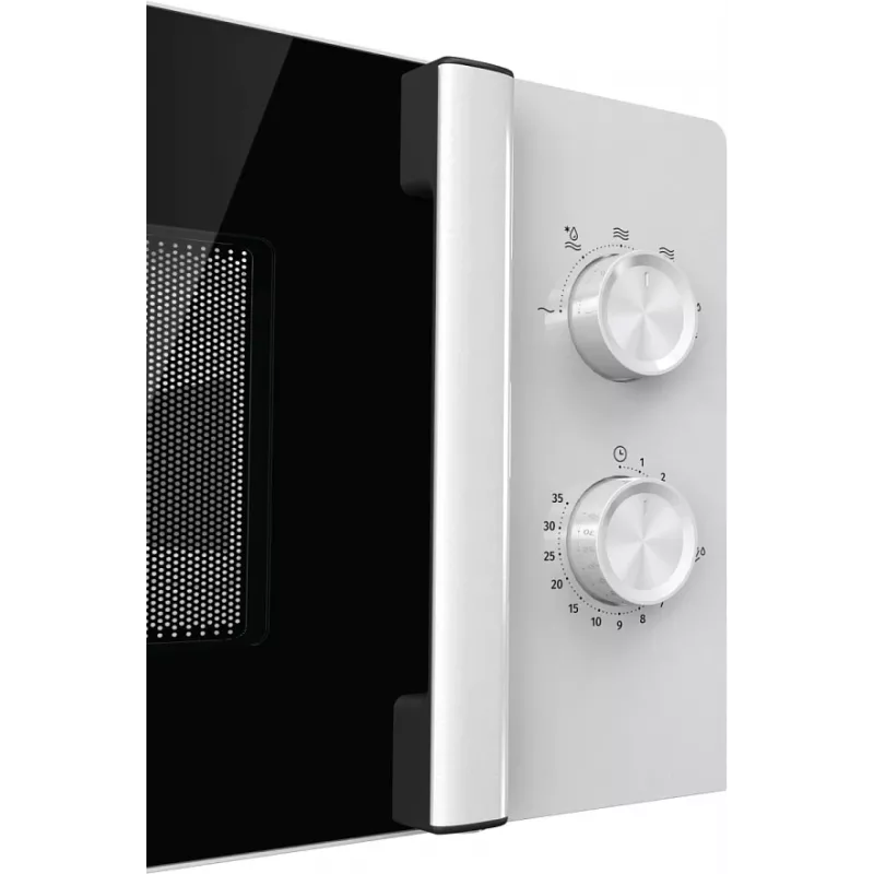 Solo mikrobangų krosnelė Gorenje 740248 — 800 W, 20 l, balta, 5 galios lygiai, 270 mm sukamoji lėkštė