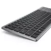 Klaviatūra DELL KB740 Office RF Wireless + Bluetooth QWERTY US International pilka juoda