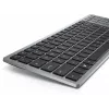 Klaviatūra Dell Pro Plus Compact KB740 — pilno dydžio (100%), RF belaidė + Bluetooth, rusiška QWERTY, juoda/pilka