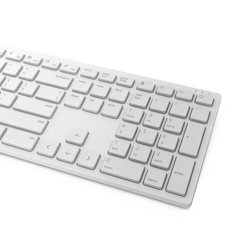 DELL Pro klaviatūra ir pelė - KM5221W - US International (QWERTY) - balta