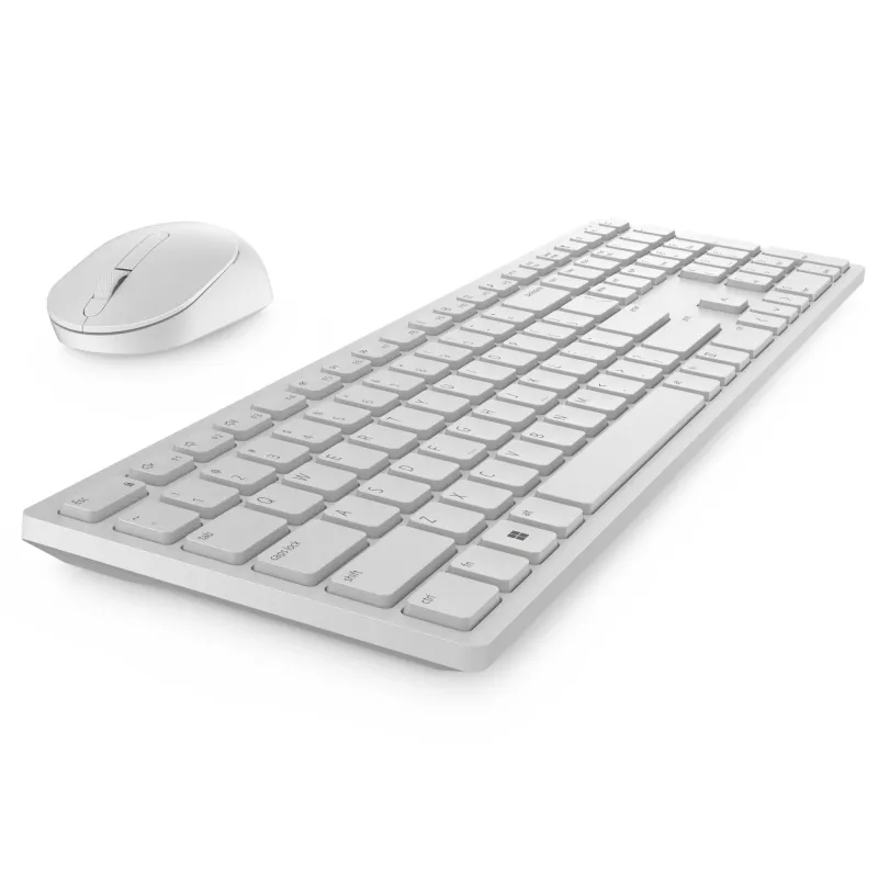 DELL Pro klaviatūra ir pelė - KM5221W - US International (QWERTY) - balta
