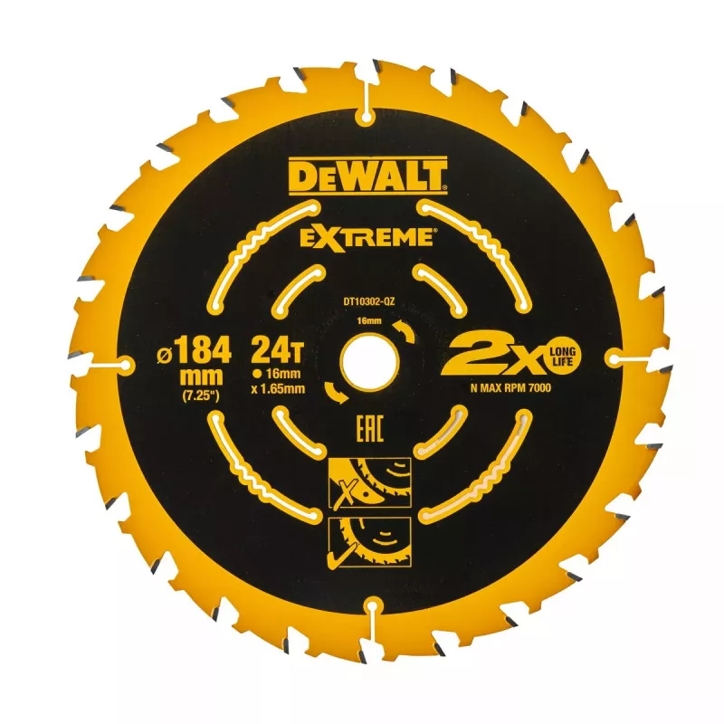 Diskinis pjūklo diskas DeWALT DT10302-QZ 1 vnt. Įvairioms medžiagoms