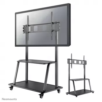 Neomounts NS-M4000Juoda TV vežimėlis 60–105 col., juodas, stacionarus grindų stovas, plienas, 150 kg, 152,4 cm (60 col.), 2,67 m (105 col.)