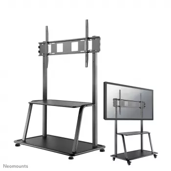 Neomounts NS-M4000Juoda TV vežimėlis 60–105 col., juodas, stacionarus grindų stovas, plienas, 150 kg, 152,4 cm (60 col.), 2,67 m (105 col.)