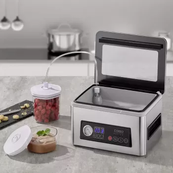 Vakuuminis sandariklis Caso VacuChef 50 Power 300 W nerūdijančio plieno modelis 01416 maisto produktų laikymui