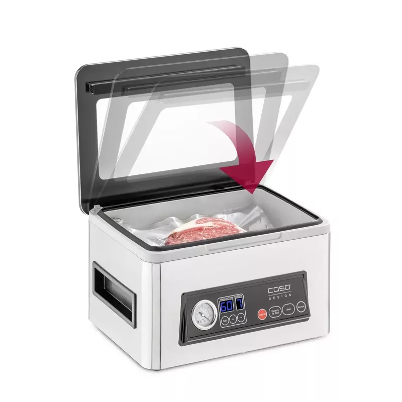 Vakuuminis sandariklis Caso VacuChef 50 Power 300 W nerūdijančio plieno modelis 01416 maisto produktų laikymui