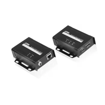 ATEN DisplayPort HDBaseT-Lite plėtiklis 4K/40m;1080p/70m, 4096 x 2160 pikselių, AV siųstuvas ir imtuvas, 70 m, laidinis, juodas, HDCP