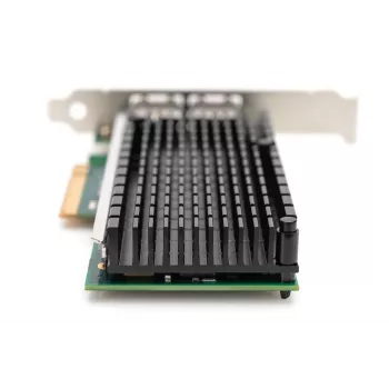 DIGITUS Ethernet serverio adapteris - 10 Gbps dviejų prievadų PCIe x8. Intel X540 BT2