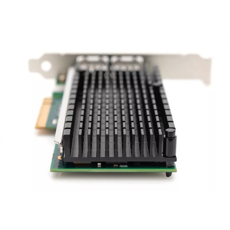 DIGITUS Ethernet serverio adapteris - 10 Gbps dviejų prievadų PCIe x8. Intel X540 BT2