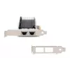DIGITUS Ethernet serverio adapteris - 10 Gbps dviejų prievadų PCIe x8. Intel X540 BT2