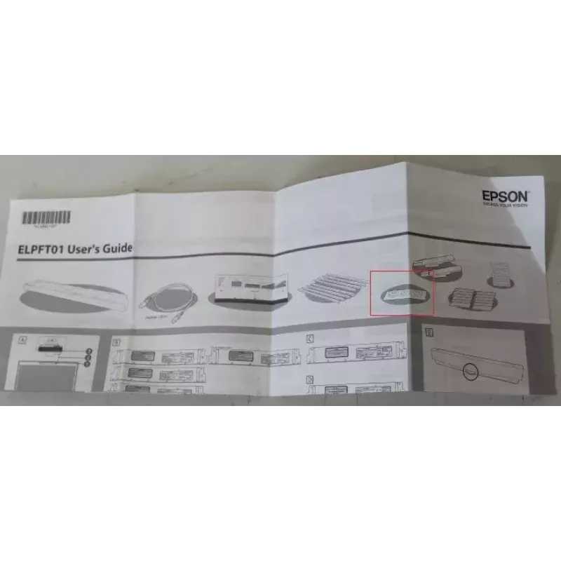 Pirštų jutiklinis įrenginys Epson ELPFT01 TRŪKSTAMOS PADĖKLĖS V12H007A24SO