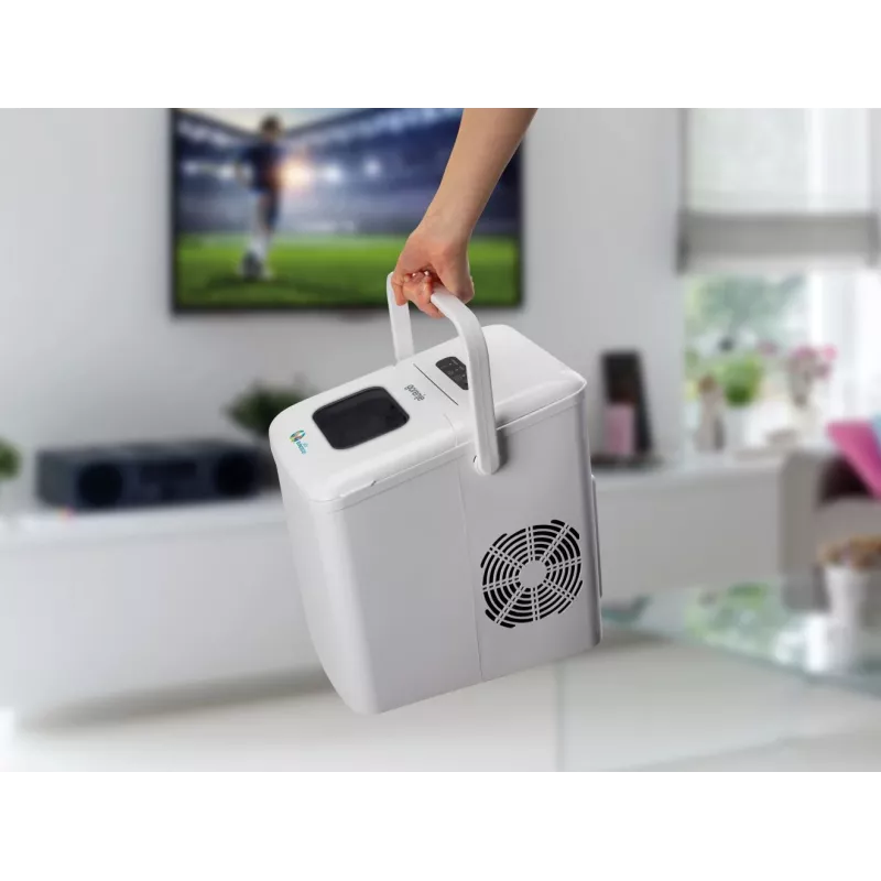 Gorenje IMD1200W ledo kubelių gaminimo aparatas Nešiojamas ledo kubelių gaminimo aparatas 12 kg/24h 120 W Balta