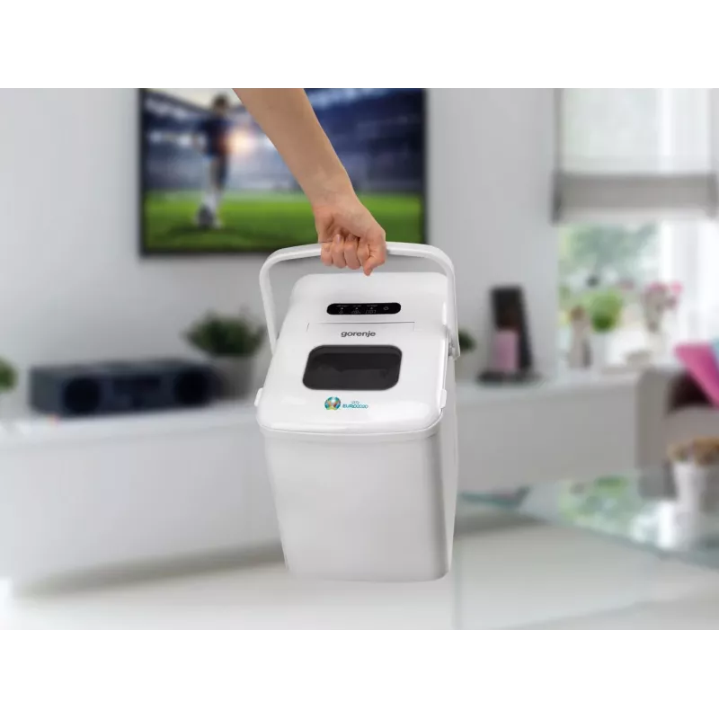Gorenje IMD1200W ledo kubelių gaminimo aparatas Nešiojamas ledo kubelių gaminimo aparatas 12 kg/24h 120 W Balta