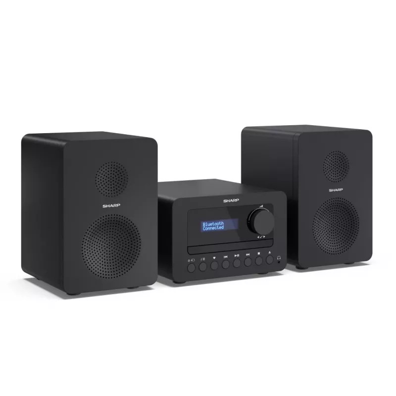 Sharp TOKYO DAB+ HI-FI mikro sistema Namų garso mikro sistema 40 W Juoda