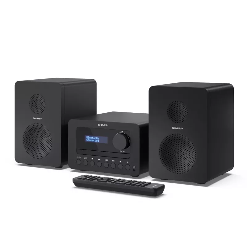 Sharp TOKYO DAB+ HI-FI mikro sistema Namų garso mikro sistema 40 W Juoda