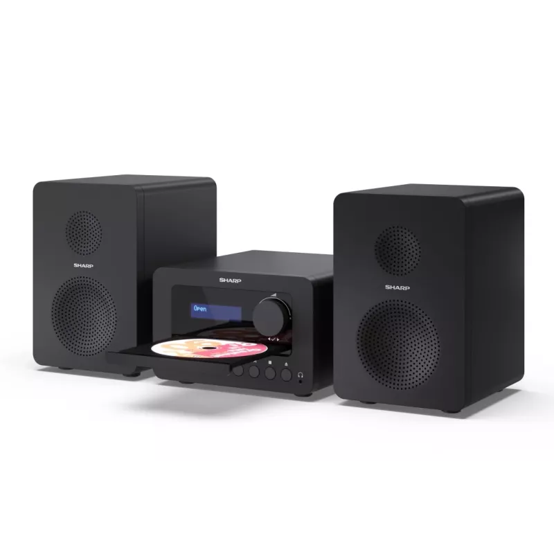 Sharp TOKYO DAB+ HI-FI mikro sistema Namų garso mikro sistema 40 W Juoda