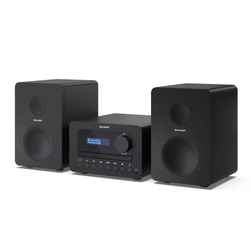 Sharp TOKYO DAB+ HI-FI mikro sistema Namų garso mikro sistema 40 W Juoda