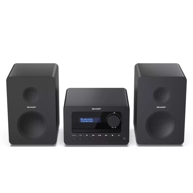 Sharp TOKYO DAB+ HI-FI mikro sistema Namų garso mikro sistema 40 W Juoda