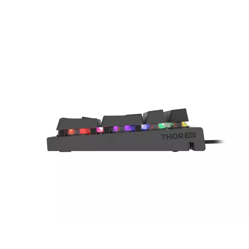 GENESIS Thor 303 klaviatūra Gaming USB QWERTY US International Black