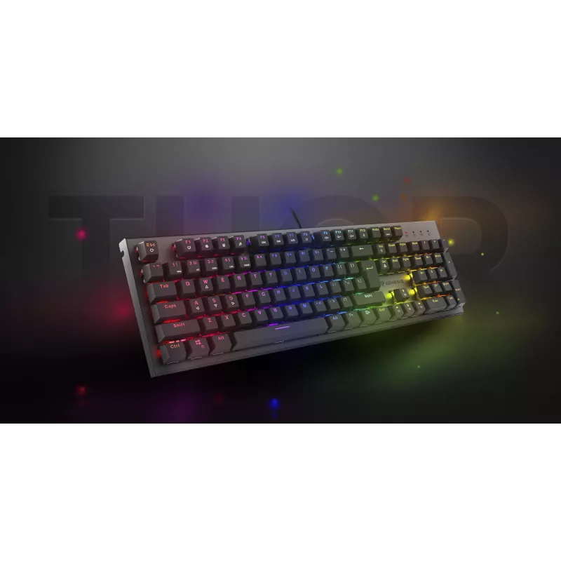 GENESIS Thor 303 klaviatūra Gaming USB QWERTY US International Black