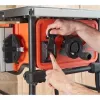 Stalo pjūklas Juoda & Decker BES720-QS — 1800 W, 25,4 cm diskas, 8,5 cm pjovimo gylis, pastatomas, stalo prailginimas