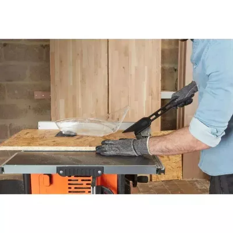 Stalo pjūklas Juoda & Decker BES720-QS — 1800 W, 25,4 cm diskas, 8,5 cm pjovimo gylis, pastatomas, stalo prailginimas