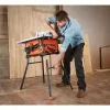 Stalo pjūklas Juoda & Decker BES720-QS — 1800 W, 25,4 cm diskas, 8,5 cm pjovimo gylis, pastatomas, stalo prailginimas