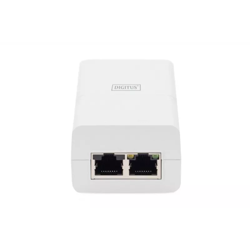DIGITUS Gigabit Ethernet PoE+ įpurškiklis 802.3at, 30 W, mažas korpusas, baltas