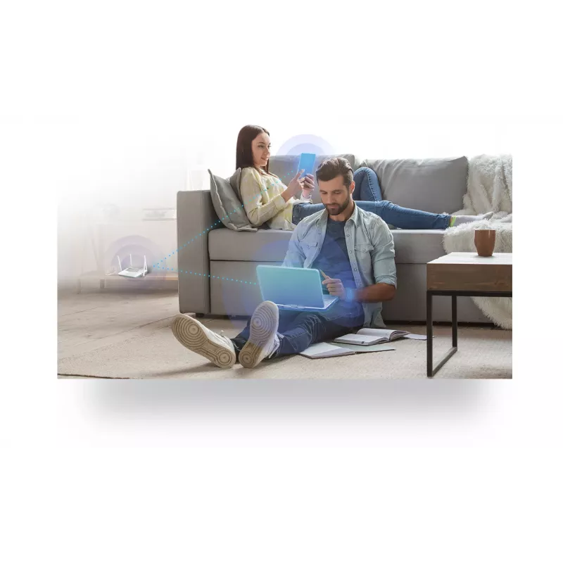 D-Link EAGLE PRO AI AX3200 išmanusis maršrutizatorius, Wi-Fi 6 (802.11ax), dviejų juostų (2,4 GHz / 5 GHz), Ethernet LAN, baltas, stalinis / ant stulpo