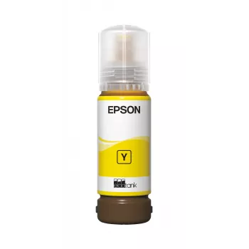 Ink bottle Epson 108 EcoTank Geltona — Originali Geltona ink for…