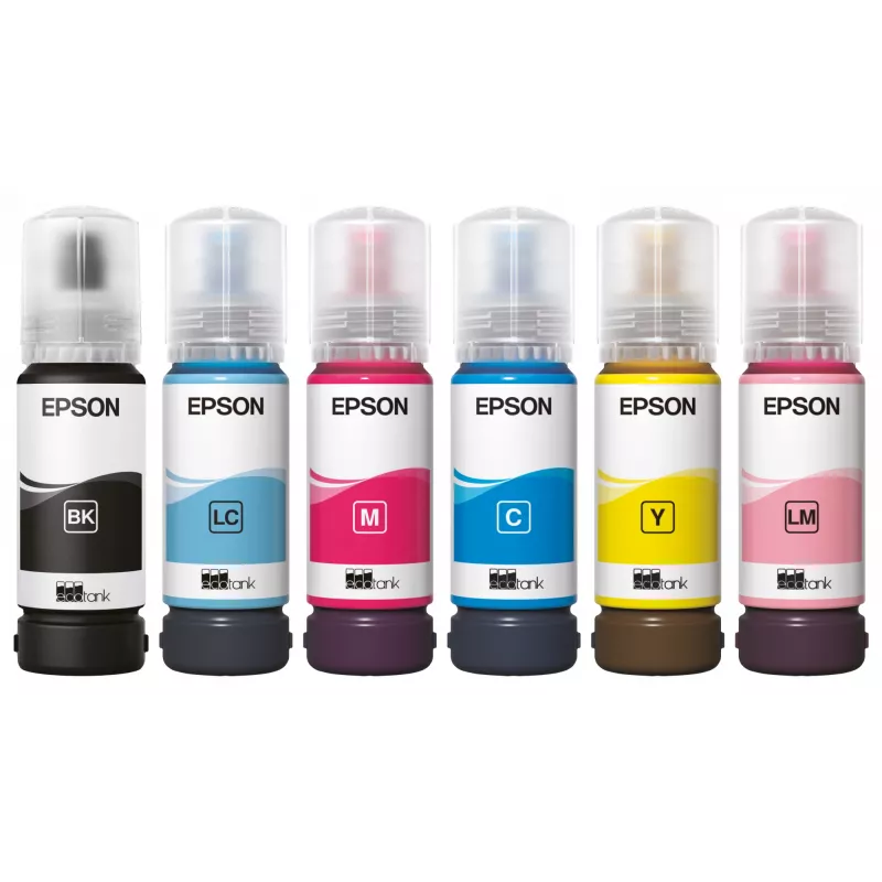 Ink bottle Epson 108 EcoTank Geltona — Originali Geltona ink for…