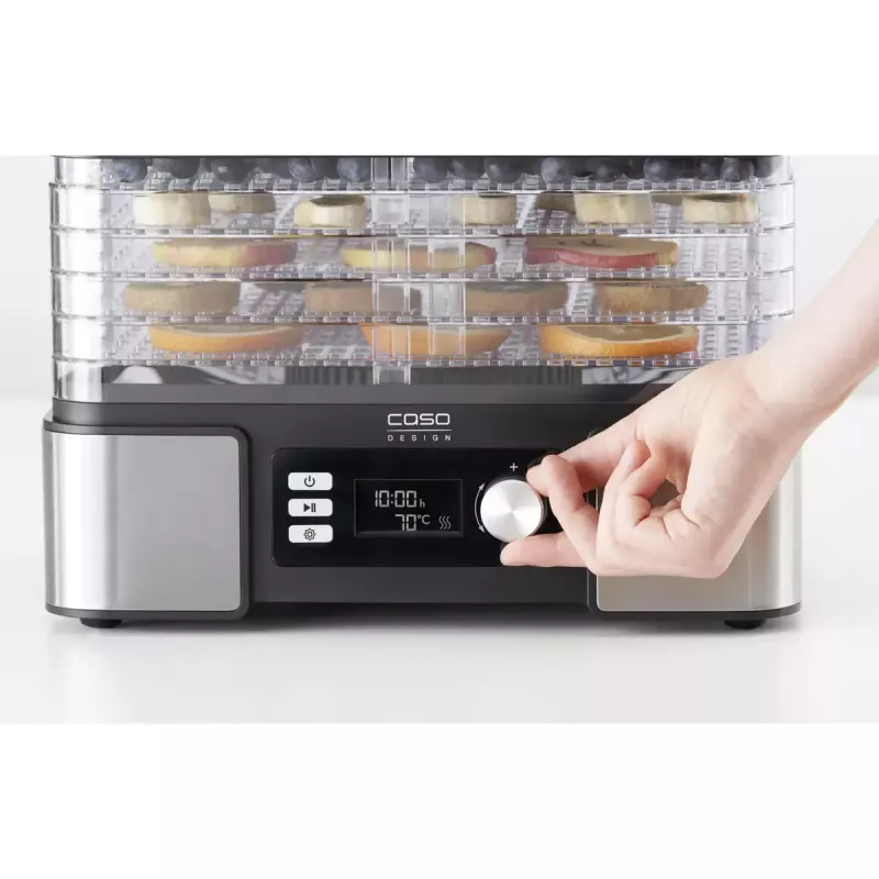 Maisto džiovyklė Caso DH 450 — 5 padėklai, galia 370–450 W