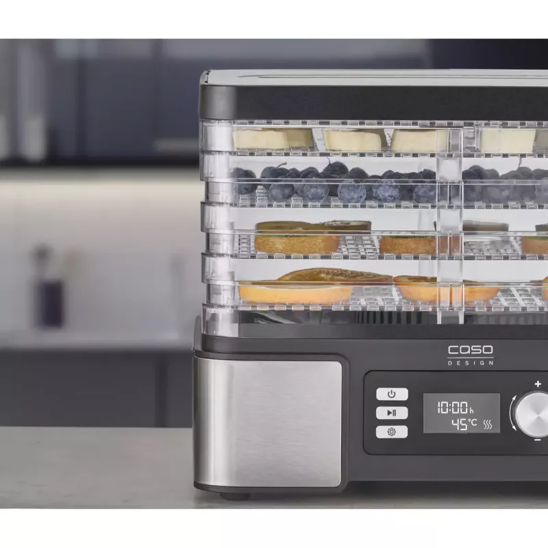 Maisto džiovyklė Caso DH 450 — 5 padėklai, galia 370–450 W
