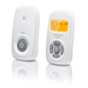 Motorola AM24 DECT bevielis kūdikio priežiūros įrenginys balta