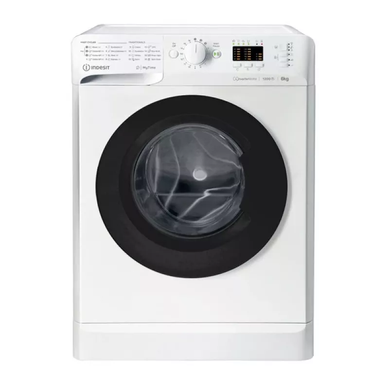 Indesit MTWSA 61294 WK EE skalbimo mašina priekinio įkrovimo 6 kg 1151 RPM Baltos