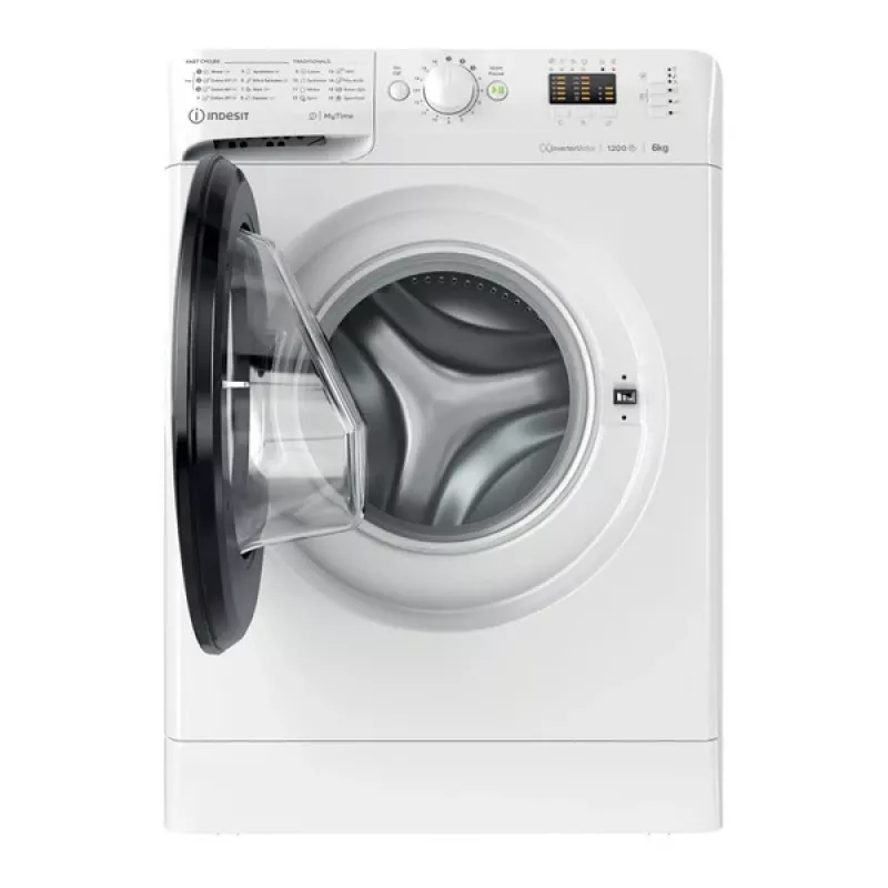 Indesit MTWSA 61294 WK EE skalbimo mašina priekinio įkrovimo 6 kg 1151 RPM Baltos