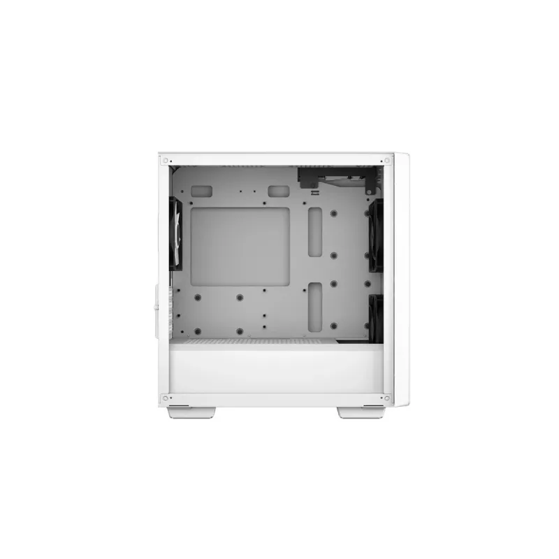 PC Case DeepCool CC360 WH ARGB Mini Tower White — Micro‑ATX/Mini‑ITX, grūdintas stiklas, 2x 3,5 colio + 3x 2,5 colio, 2x priekiniai 120 mm ventiliatoriai