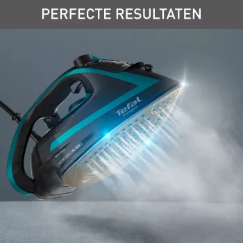 Tefal Puregliss FV8066 sausas ir garo lygintuvas Durilium AirGlide Autoclean padas 3000 W juoda, mėlyna