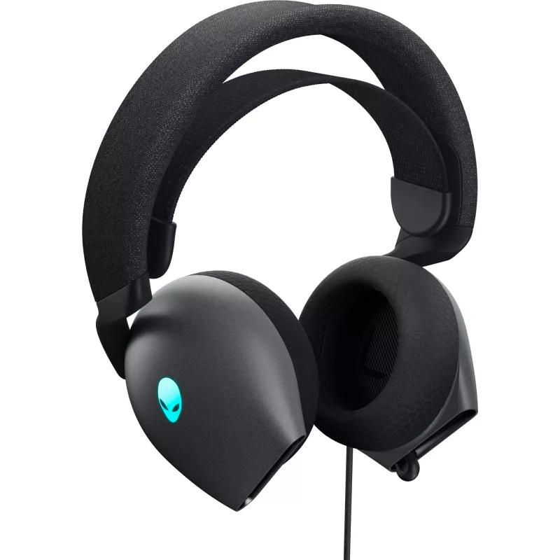 Ausinės Alienware AW520H, laidinės, lankeliu, žaidimams, pilkos spalvos